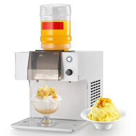 Snowflake Ice Machine, 132LBS/24H Snowflake Ice Maker, Ice-Shaver Machine with Stainless Steel Blade, Electric Snow Cone Maker with 0.48Gal Tank