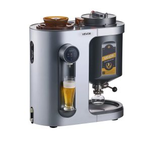Automatic Home Beer Brewer, 3.43 Gal All-in-One Home Brew Machine, 1500W Power Electric Beer Maker Machine with Mash Boil Device