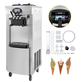 Ice Cream Machine Hoppers Soft Serve Auto Clean