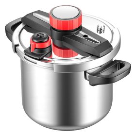 Pressure Cooker, 8Qt Pressure Cooker Stainless Steel, Pressures Canner with Steaming Rack, Tempered Glass Lid, Three Pressures Settings for Meat