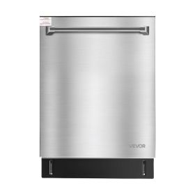 24 Inch Built-In Dishwasher, Stainless Steel Tub, 14 Place Settings and 8 Washing Programs