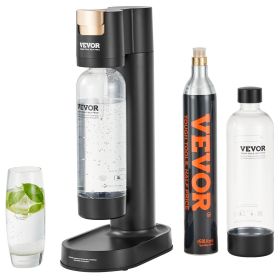 Sparkling Water Maker, Soda Maker Machine for Home Carbonating, Seltzer Water Starter Kit with 2 BPA-free 1L PET Bottles, CO2 Cylinder