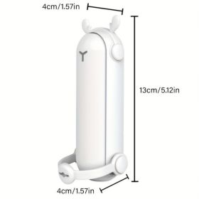 Random Color Portable Folding Handheld Fan USB Multifunctional Charging Treasure Flashlight 3-in-1 Mini Fan (Option: 1pc)